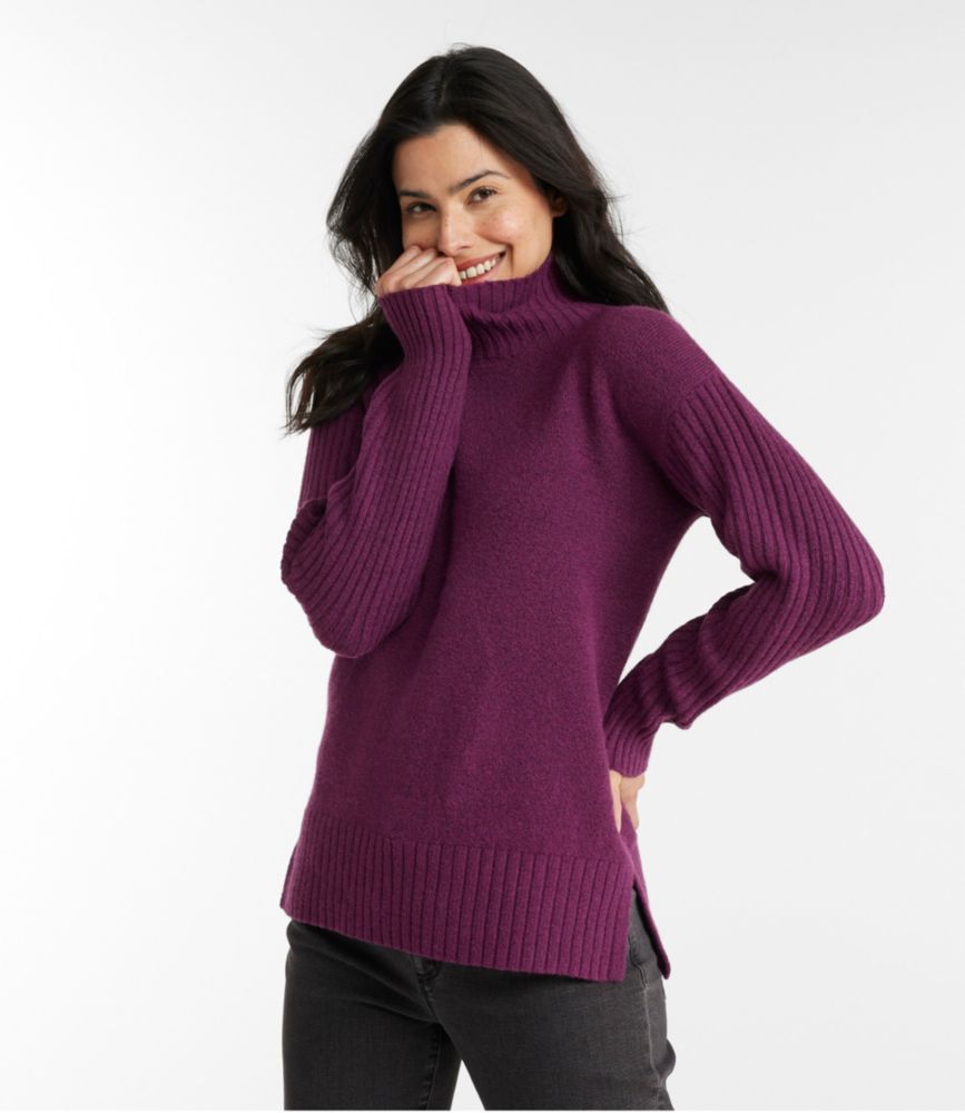 Women's The Essential Sweater, Turtleneck - leoleo123123