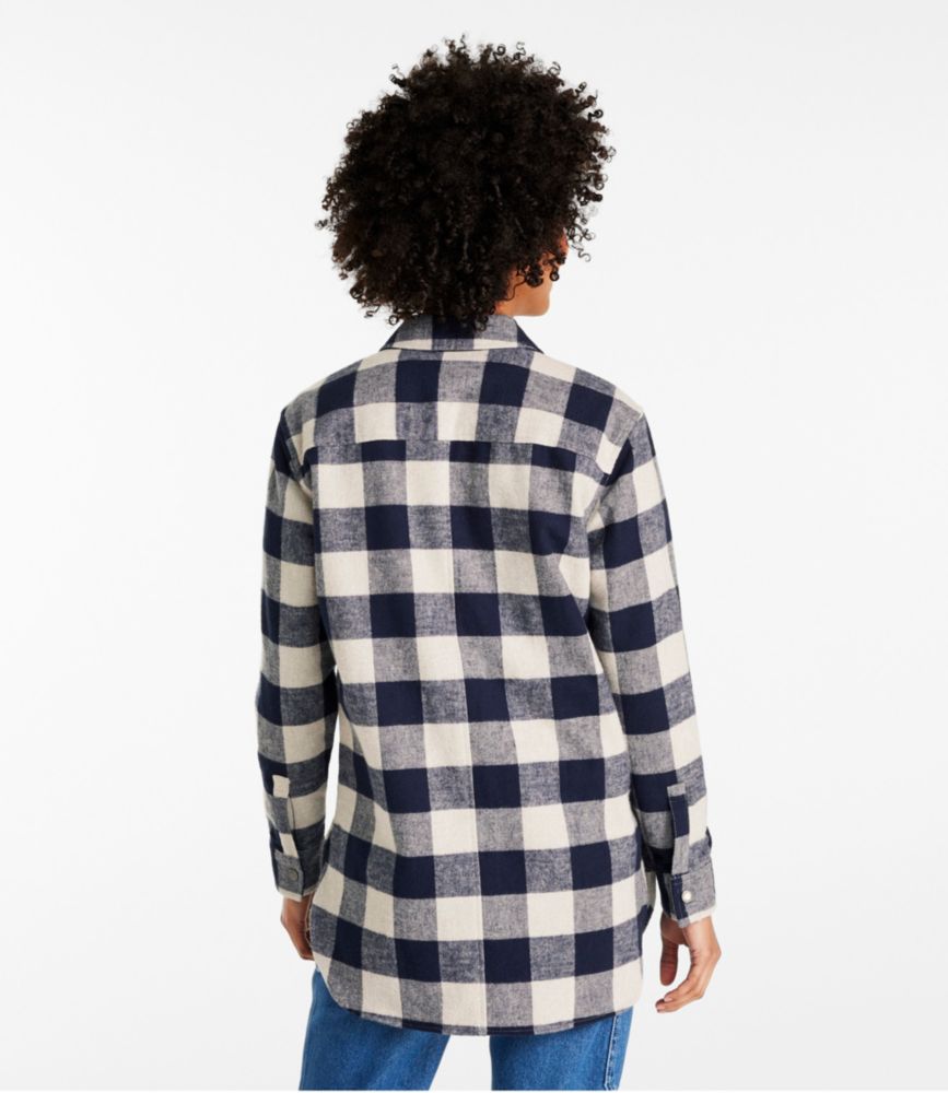 Women's Signature Chamois Shirt, Snap-Front Plaid - leoleo123123