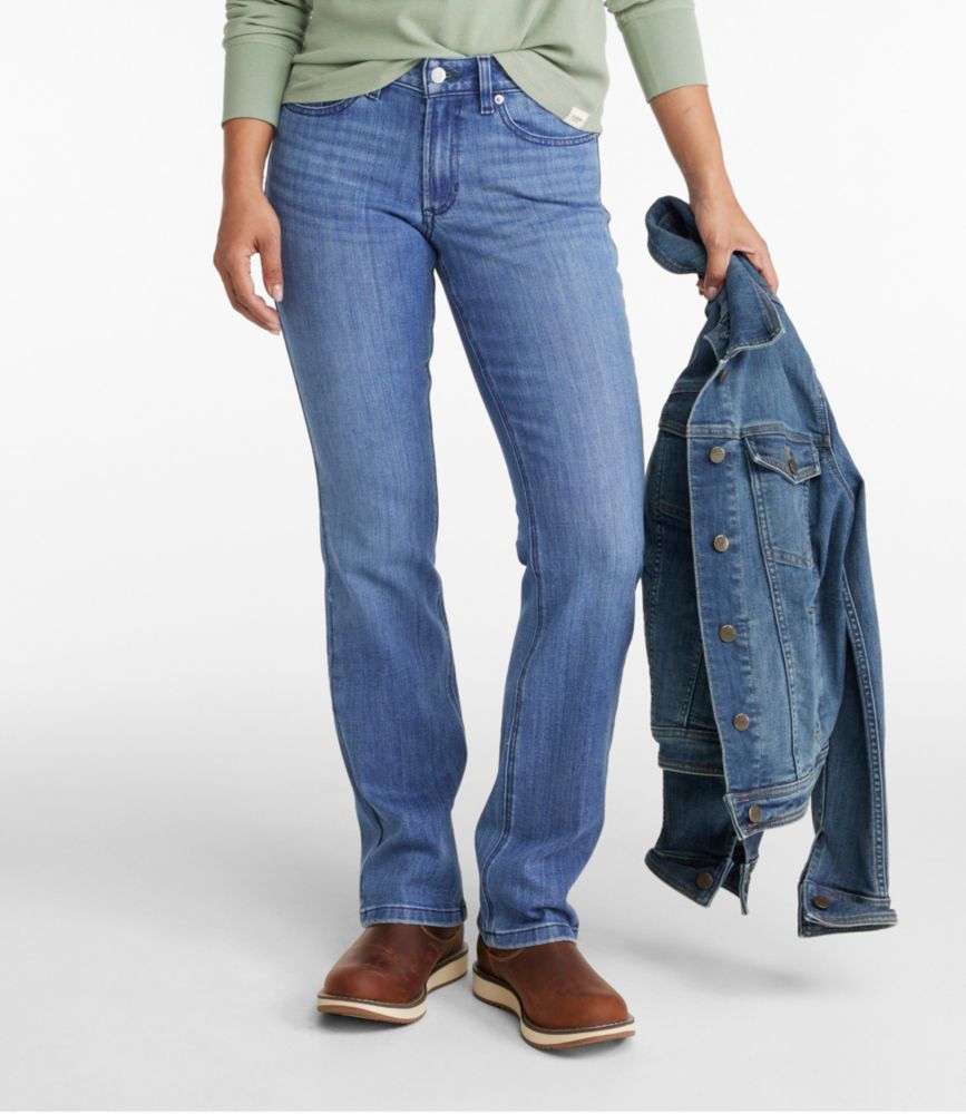 Women's BeanFlex® Jeans, Mid-Rise Bootcut - leoleo123123