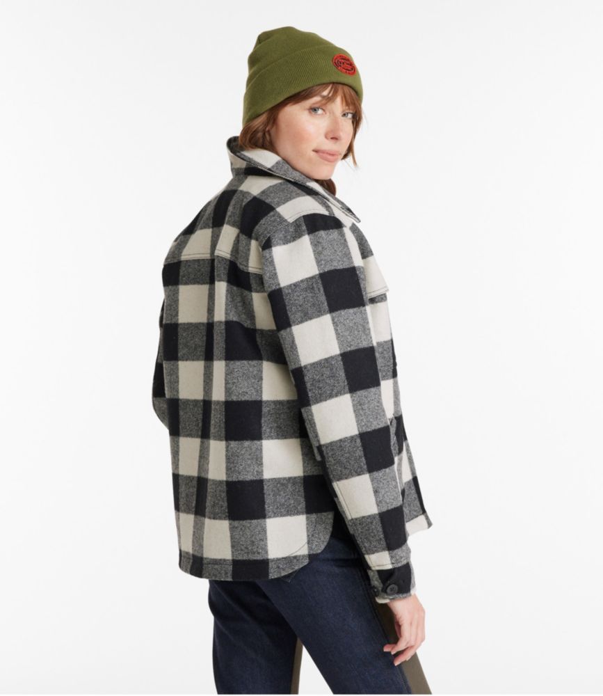 Women's Maine Guide Zip Front Jac-Shirt with Primaloft, Plaid - leoleo123123