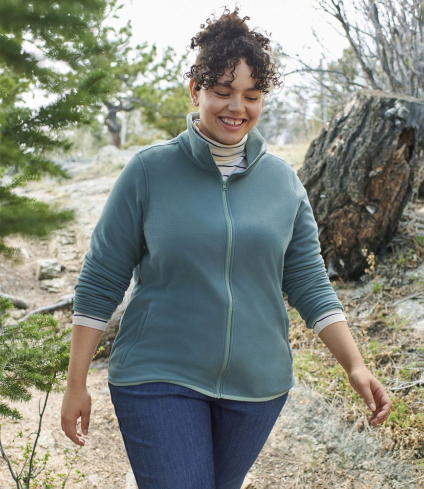 Women's Feather Fleece, Full-Zip - leoleo123123