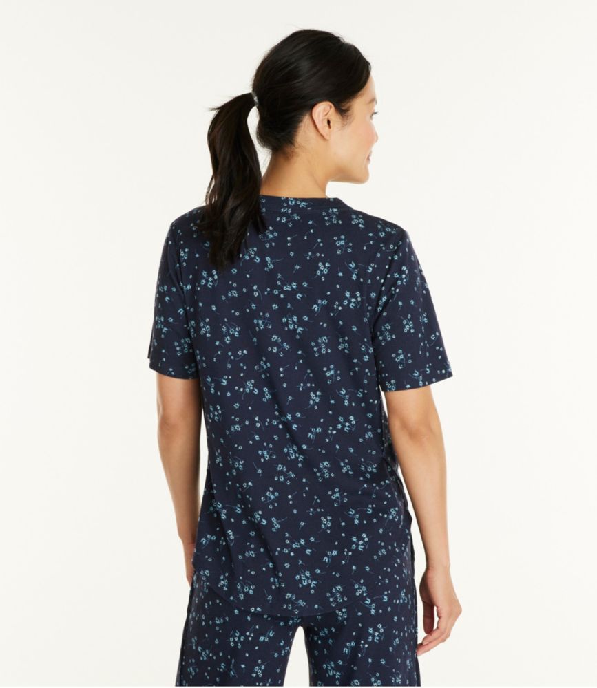 Women's Restorative Sleepwear, Sleep Top Print - leoleo123123