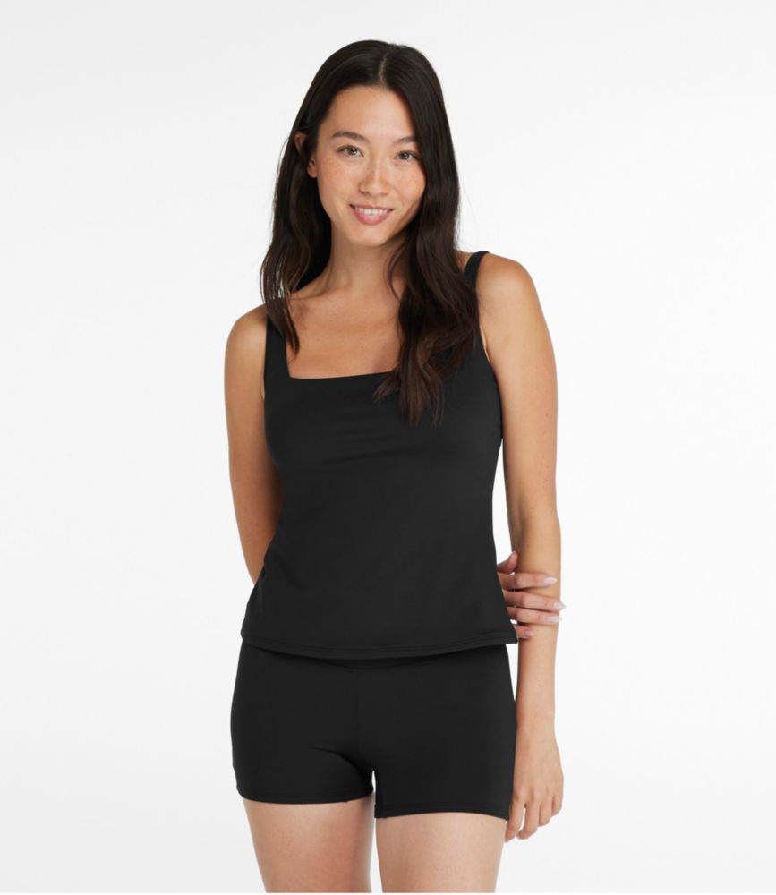 Women's New Currents Swimwear, Squareneck Tankini Top - leoleo123123