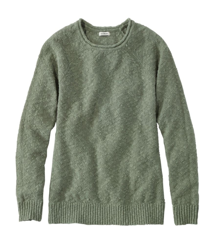 Women's Midweight Cotton Slub Rollneck Pullover - leoleo123123