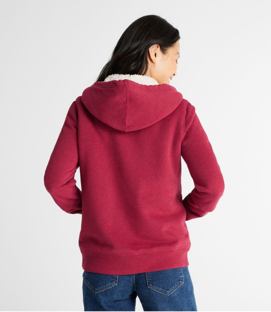 Women's L.L.Bean 1912 Sweatshirt, Sherpa-Lined Hoodie - leoleo123123