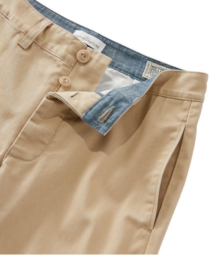 Women's Signature Boyfriend Chinos, Mid-Rise Patchwork - leoleo123123