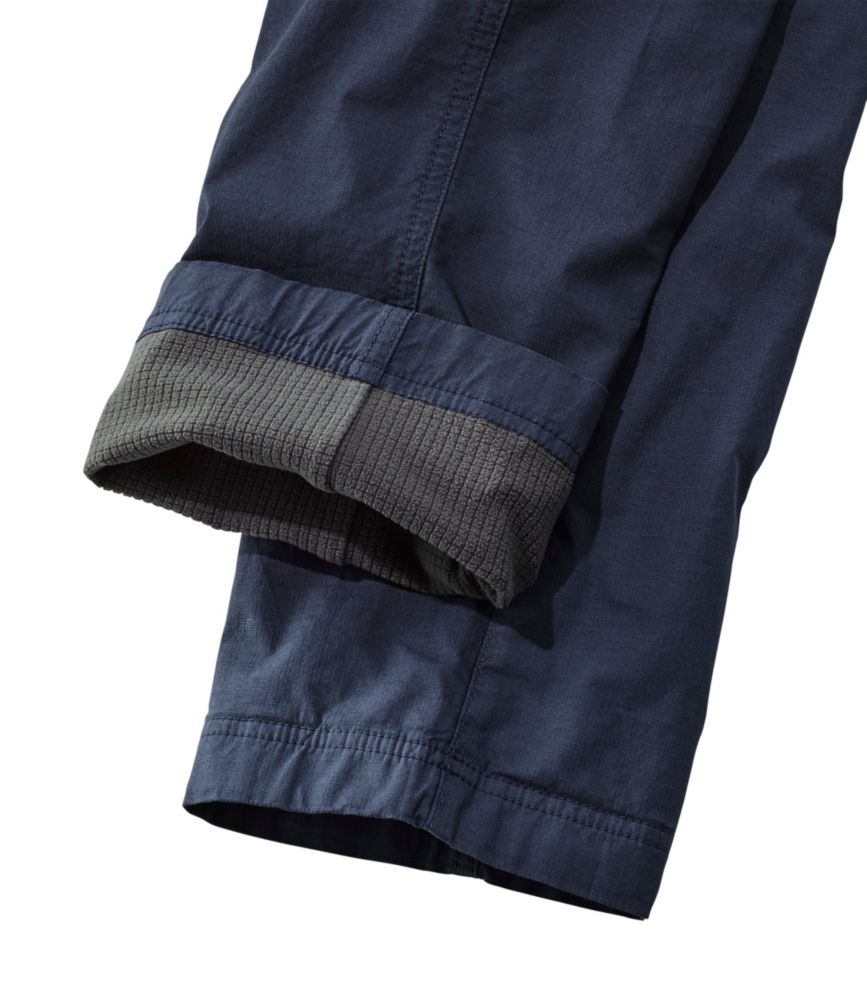 Women's Stretch Ripstop Pull-On Pants, Slim-Leg Fleece-Lined - leoleo123123