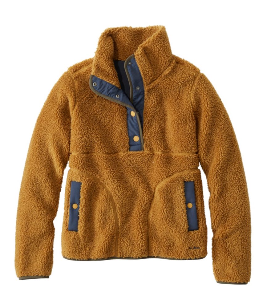 Women's Bean's Sherpa Fleece Pullover - leoleo123123