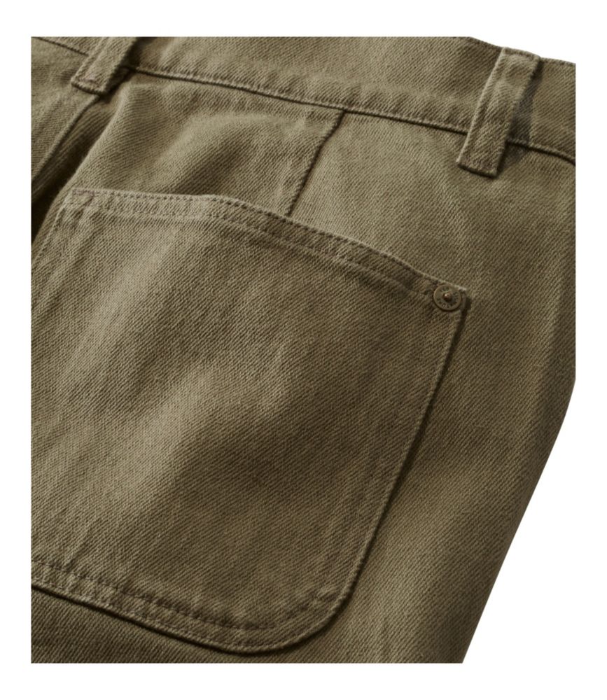 Women's Signature Washed Cotton Barrel Pants, High-Rise Tapered Leg - leoleo123123