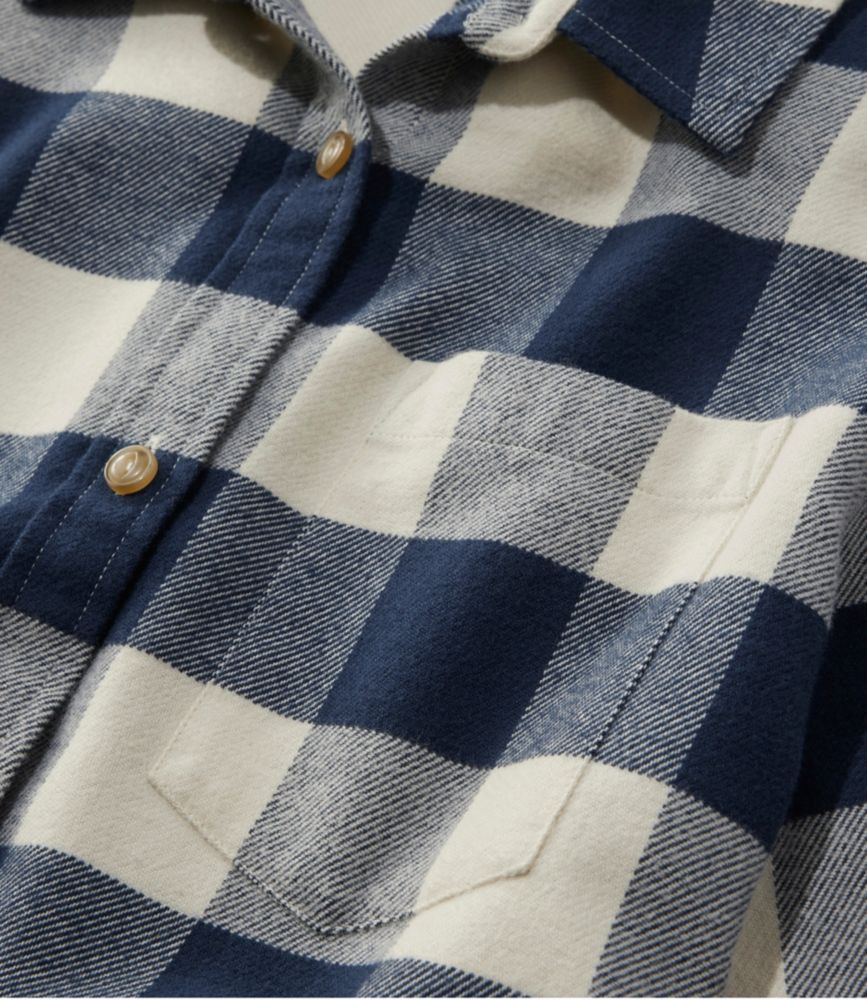 Women's Soft-Brushed Flannel Shirt - leoleo123123
