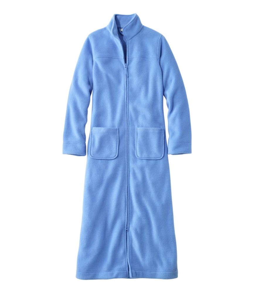 Women's Winter Fleece Robe, Zip-Front - leoleo123123