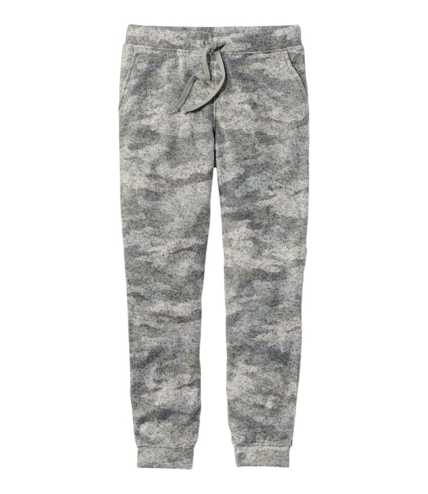 Women's Lightweight Sweater Fleece Pants, Print - leoleo123123