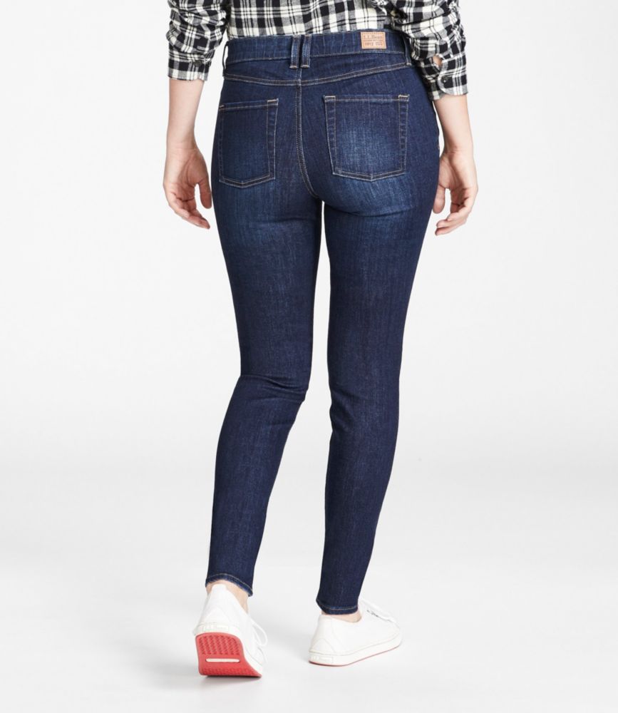 Women's BeanFlex® Jeans, Mid-Rise Skinny-Leg Pull-On - leoleo123123