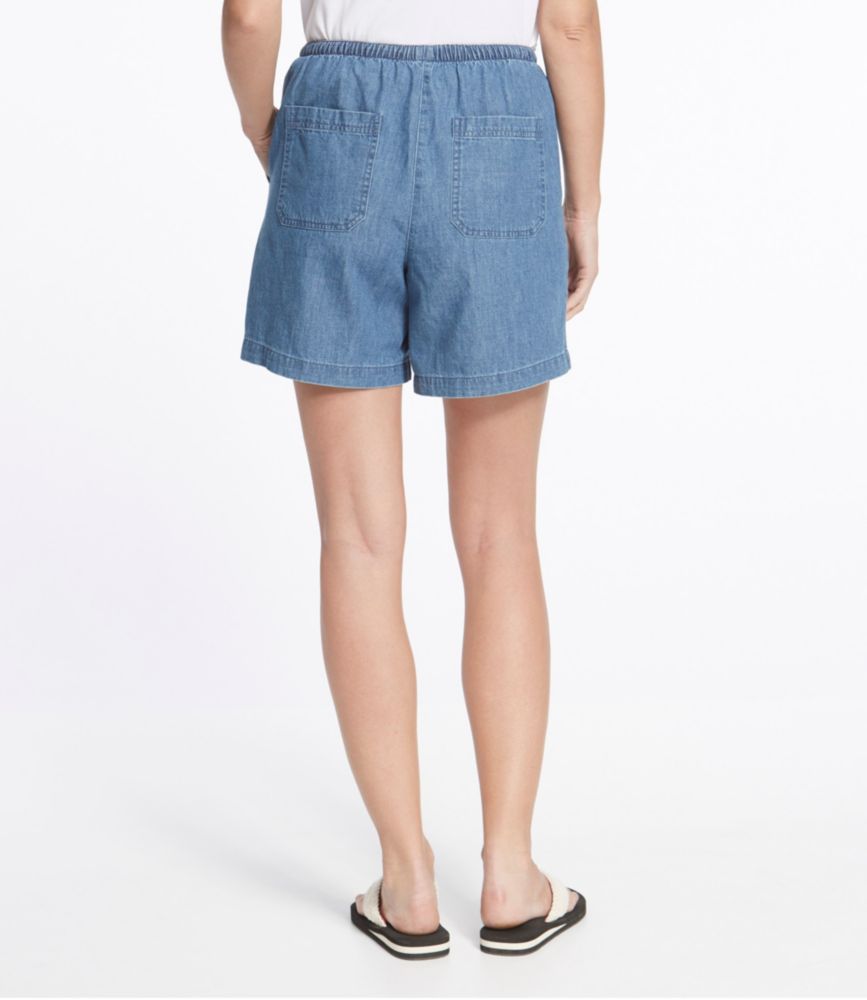 Women's Sunwashed Denim Shorts - leoleo123123