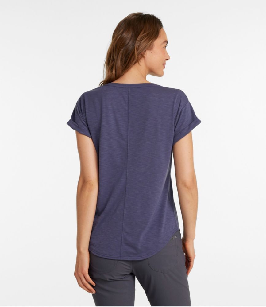 Women's Streamside Tee, Short-Sleeve Splitneck - leoleo123123