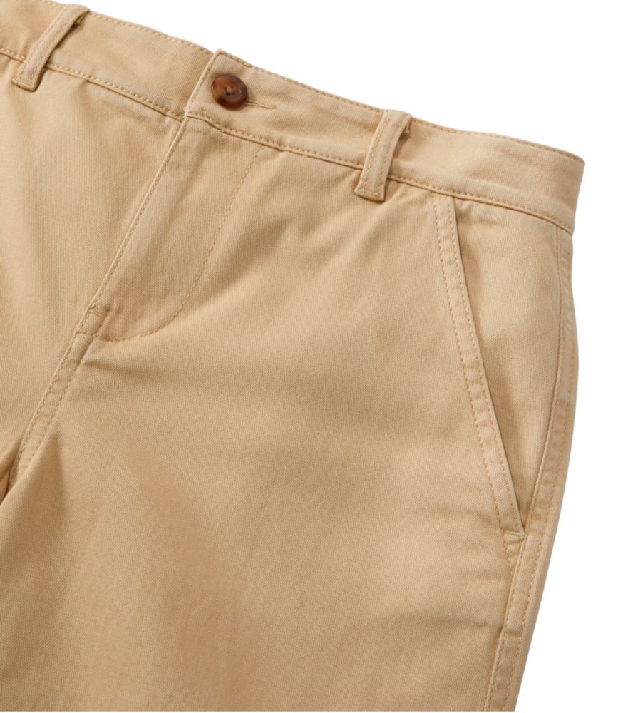 Women's Comfort Stretch Pants, Mid-Rise Wide-Leg Chino - leoleo123123