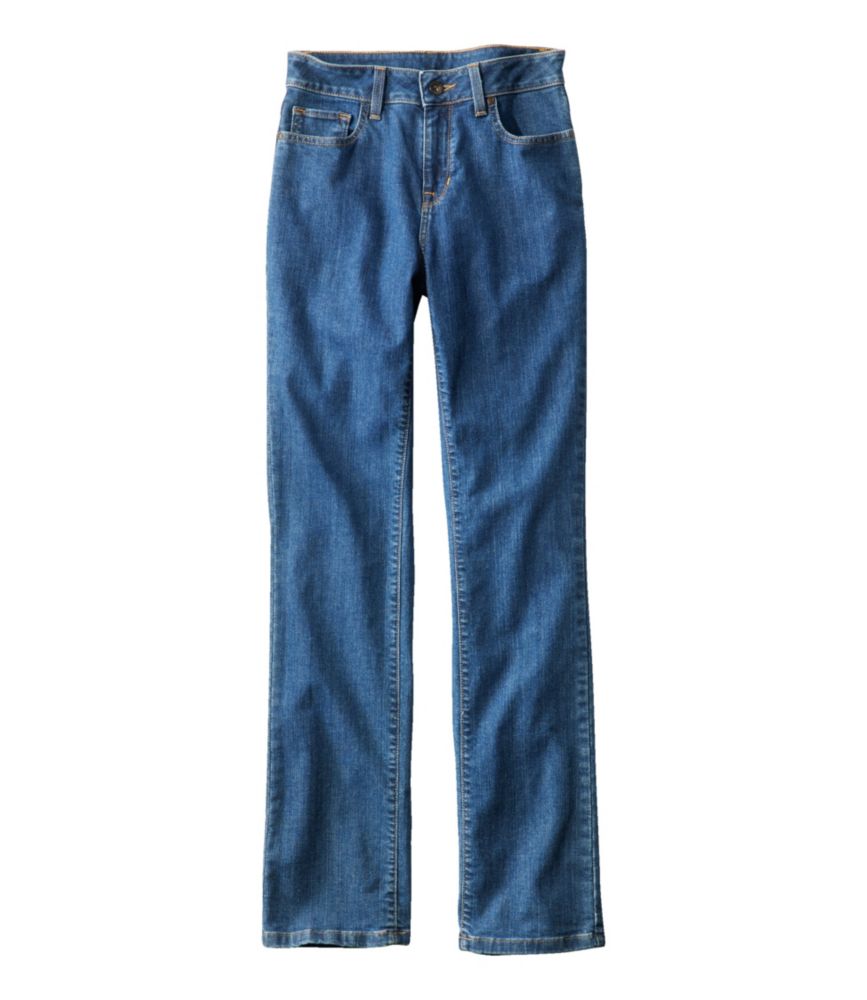 Women's True Shape Jeans, High-Rise Straight-Leg - leoleo123123