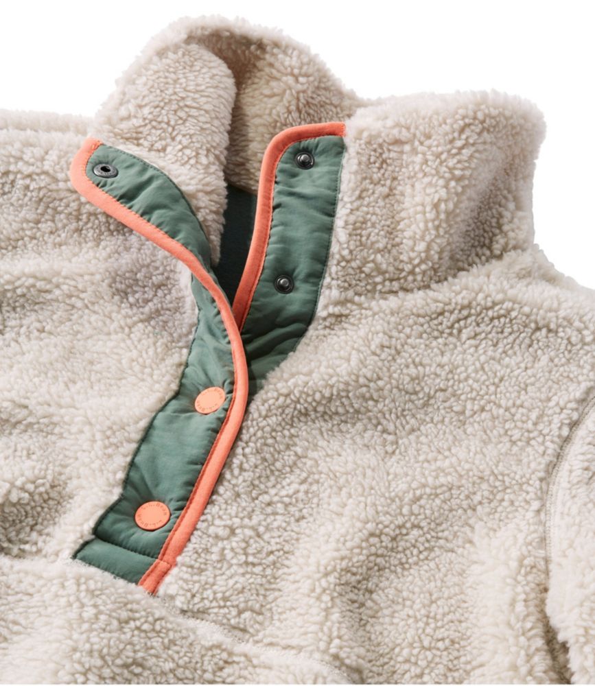 Women's Bean's Sherpa Fleece Pullover - leoleo123123