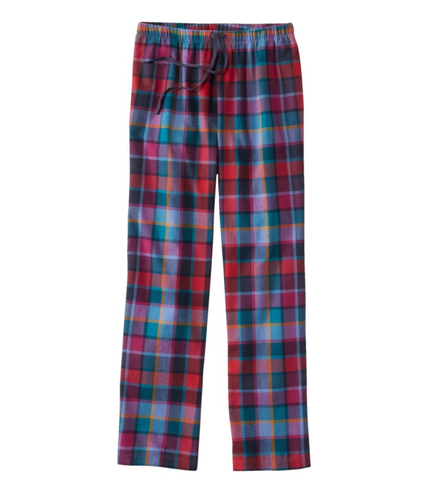 Women's L.L.Bean Flannel Sleep Pants, Plaid - leoleo123123