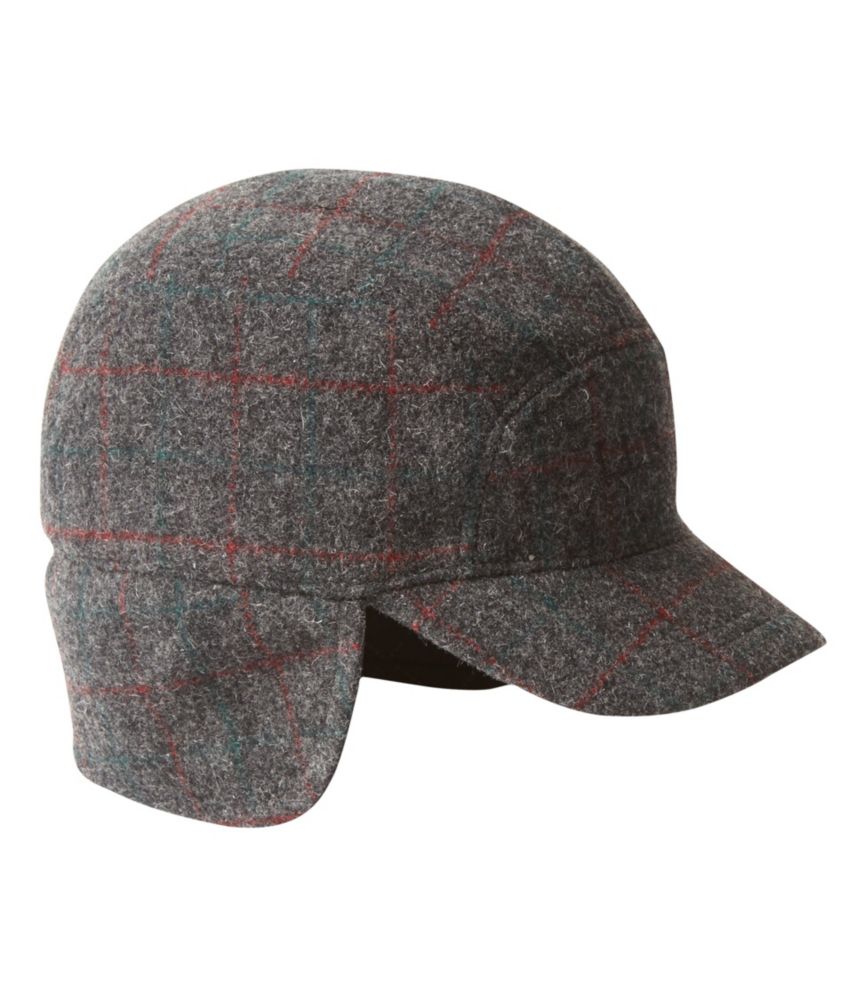 Adults' Maine Guide Wool Cap with PrimaLoft, Plaid - leoleo123123
