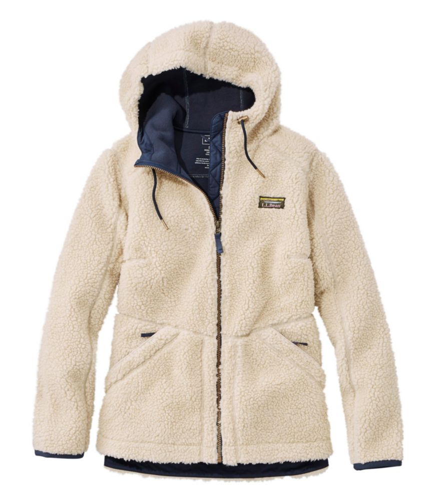 Women's Mountain Pile Fleece Hoodie - leoleo123123