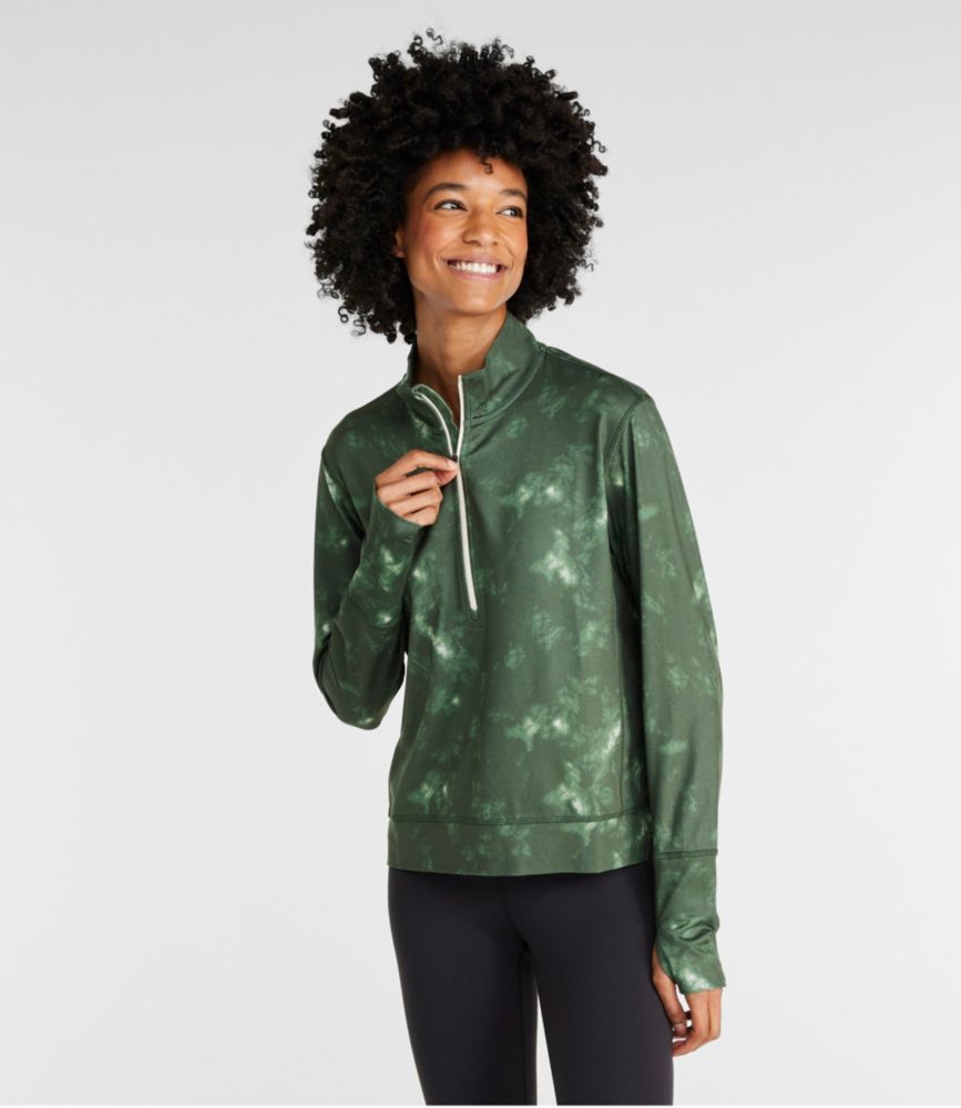 Women's VentureSoft Pullover, Quarter-Zip Print - leoleo123123