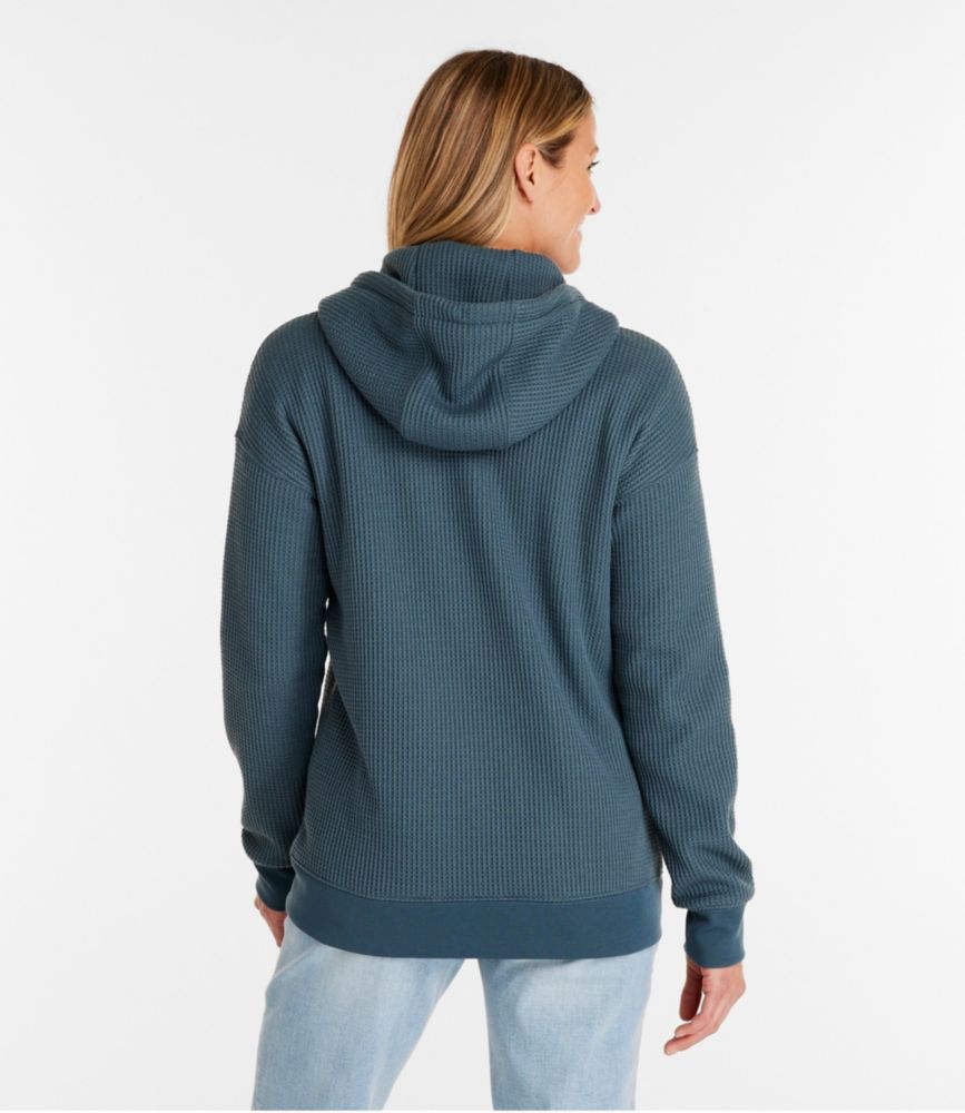 Women's Birchwood Brushed Waffle Full-Zip Hoodie - leoleo123123