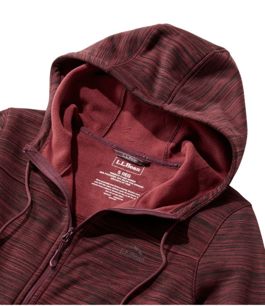 Women's PrimaLoft ThermaStretch Fleece, Full-Zip Hoodie - leoleo123123