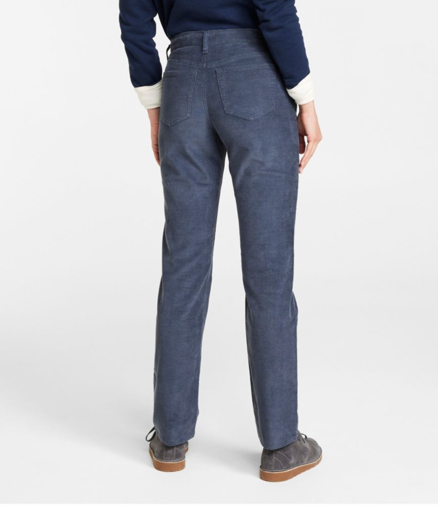 Women's BeanFlex Five-Pocket Corduroy Pants, Mid-Rise Straight-Leg - leoleo123123