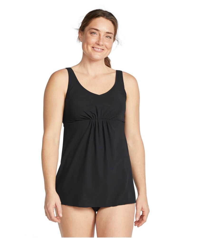 Women's Shaping Swimwear, Soft-Drape Tankini Top - leoleo123123