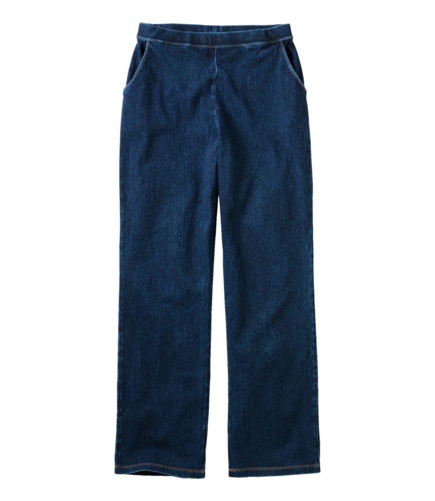 Women's Perfect Fit Pants, Denim Straight-Leg - leoleo123123