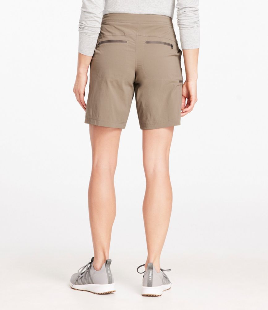 Women's Water-Repellent Comfort Trail Shorts, Mid-Rise - leoleo123123