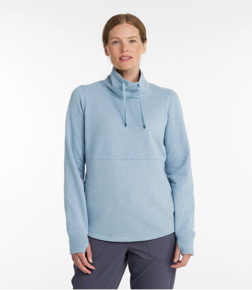 Women's L.L.Bean Cozy Mixed-Knit Pullover - leoleo123123