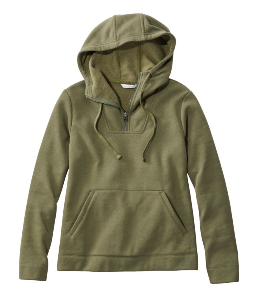 Women's Signature Quarter-Zip Hooded Sweatshirt - leoleo123123