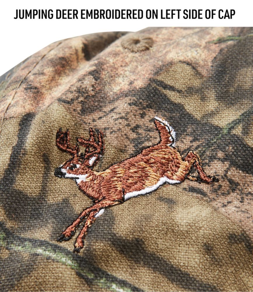 Adults' Maine Inland Fisheries and Wildlife Camouflage Baseball Hat, Jumping Deer - leoleo123123