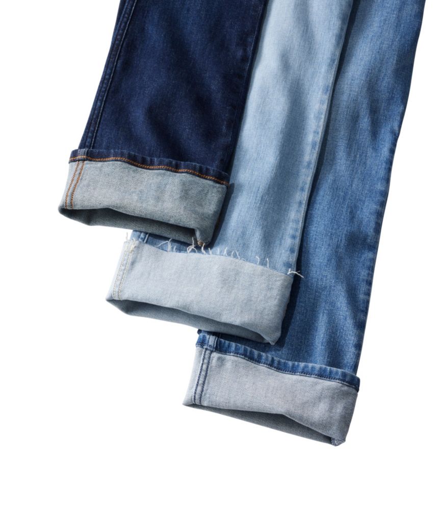 Women's L.L.Bean Everyday Stretch Jeans, High-Rise Mini Bootcut Ankle - leoleo123123