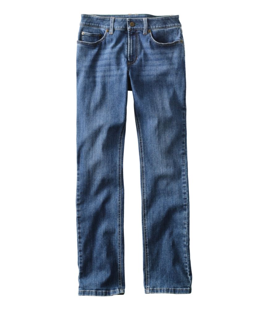 Women's BeanFlex® Jeans, Mid-Rise Straight-Leg - leoleo123123