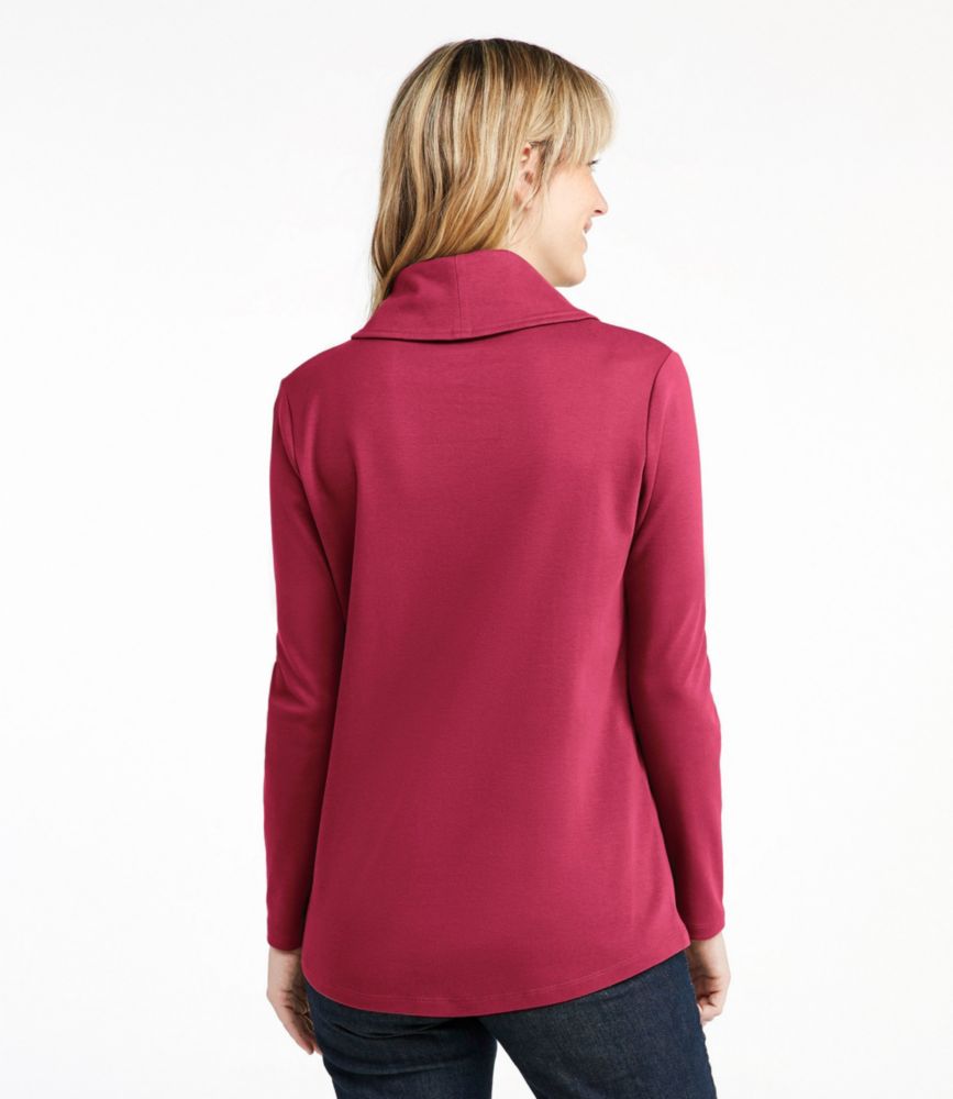 Women's L.L.Bean Pullover, Long-Sleeve Shawl Collar - leoleo123123