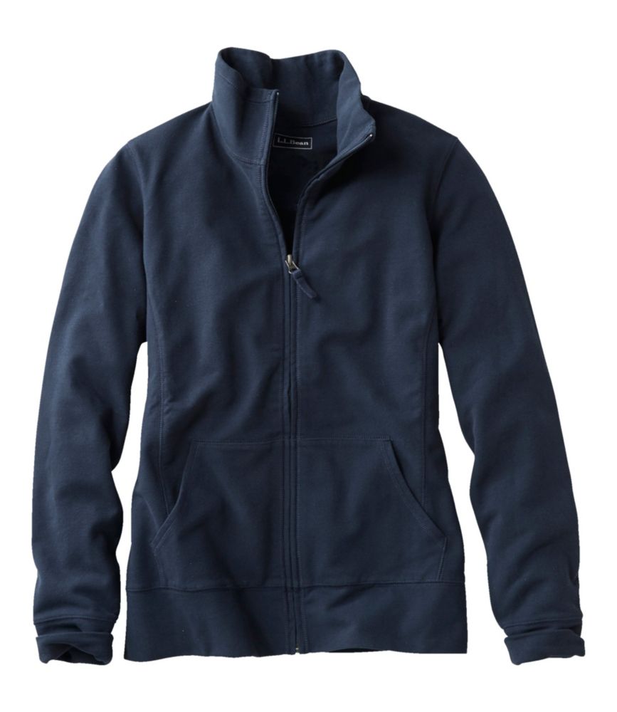 Women's Ultrasoft Sweats, Full-Zip Mock-Neck Jacket - leoleo123123