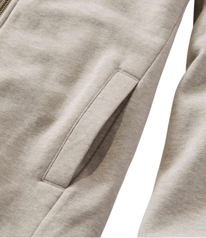 Women's L.L.Bean 1912 Sweatshirt, Sherpa-Lined Full-Zip Tunic - leoleo123123