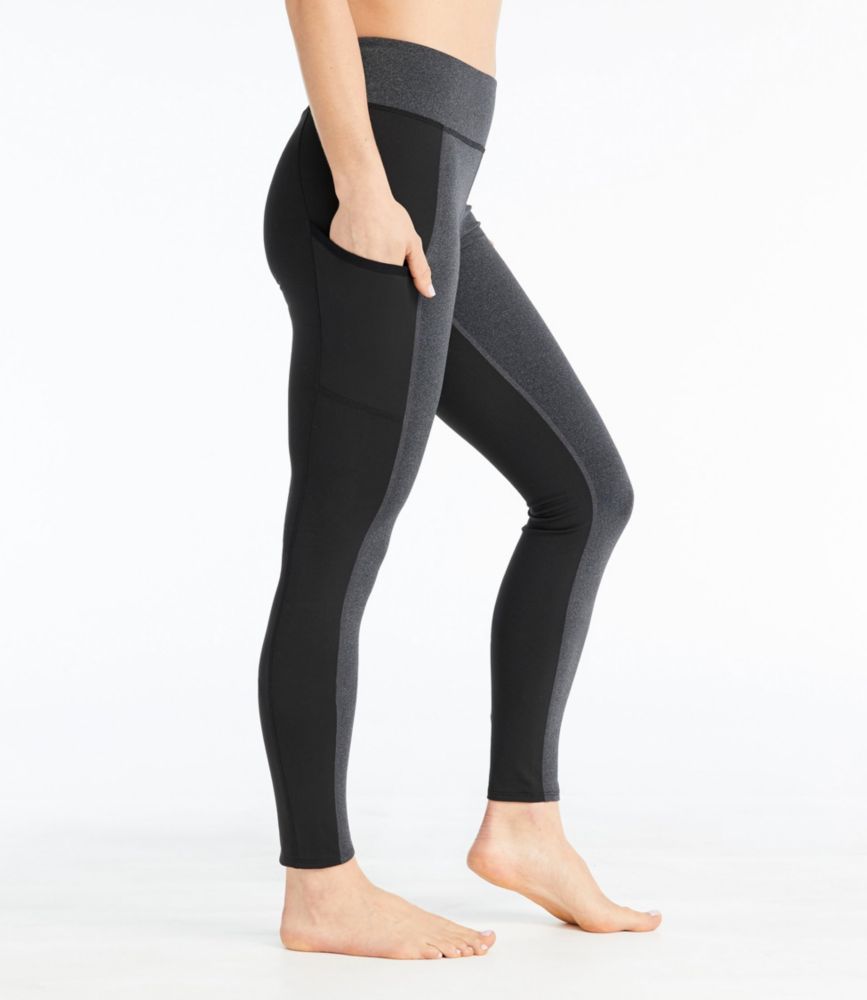 Women's Boundless Performance Pocket Tights, Mid-Rise Colorblock - leoleo123123