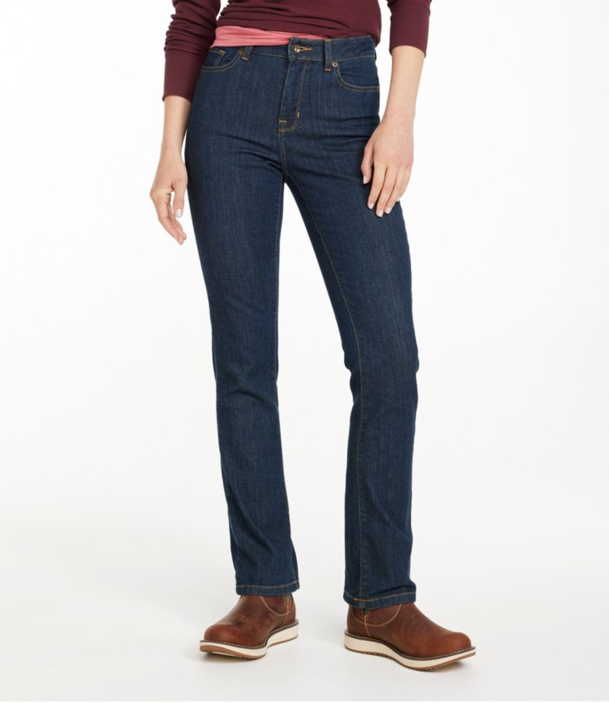 Women's True Shape Jeans, High-Rise Bootcut - leoleo123123