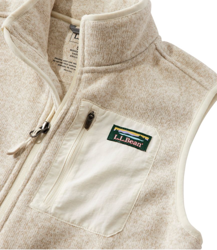 Women's L.L.Bean Sweater Fleece Long Vest - leoleo123123