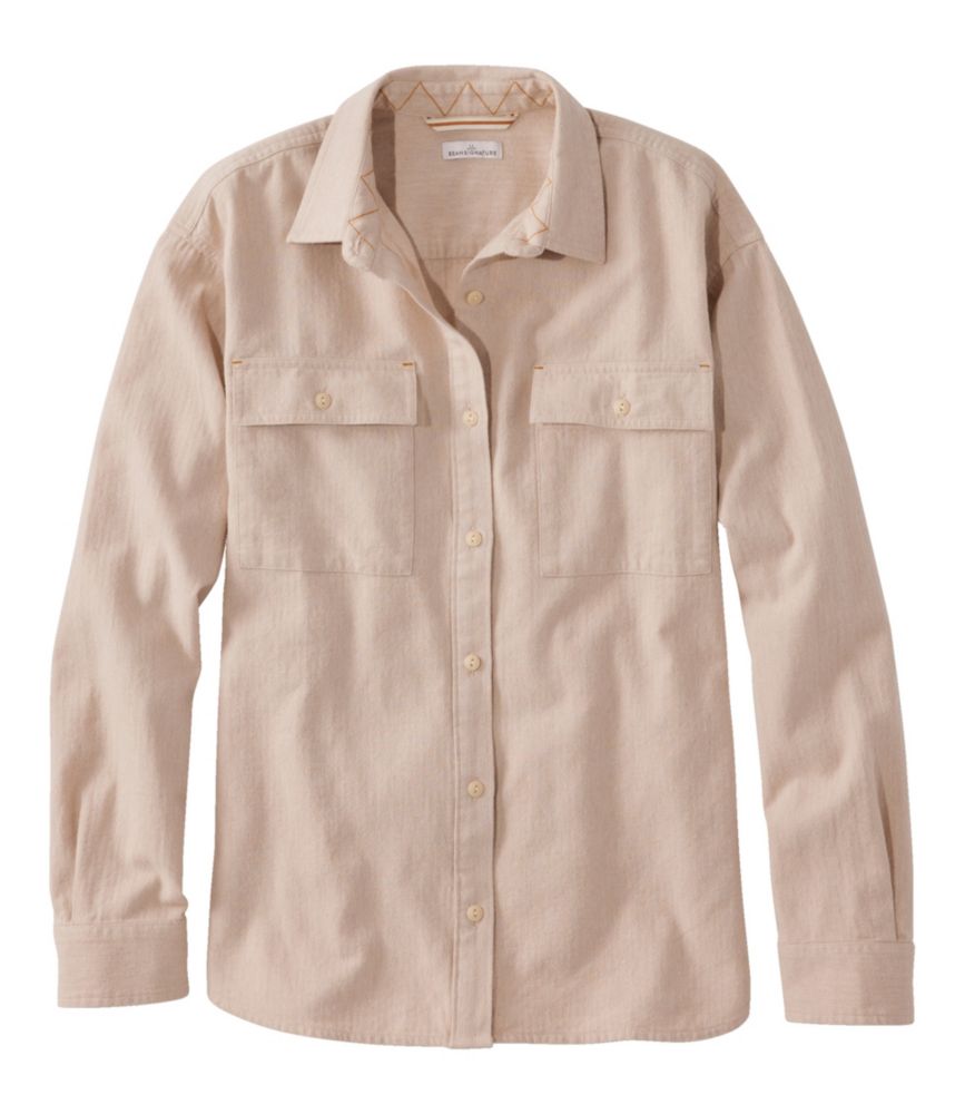 Women's Signature Camp Flannel Shirt, Heather - leoleo123123
