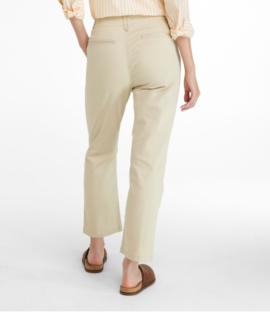 Women's Signature Easy-Cotton Pleated Chinos, Ankle - leoleo123123