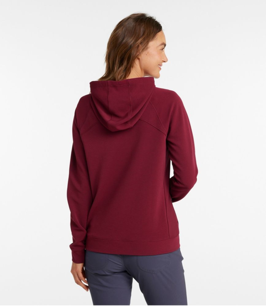 Women's VentureStretch Ottoman-Rib Hoodie - leoleo123123