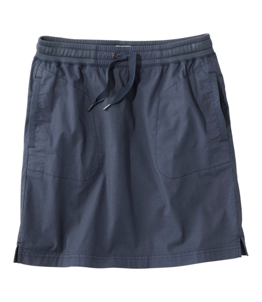 Women's Stretch Ripstop Pull-On Skirt, Mid-Rise - leoleo123123