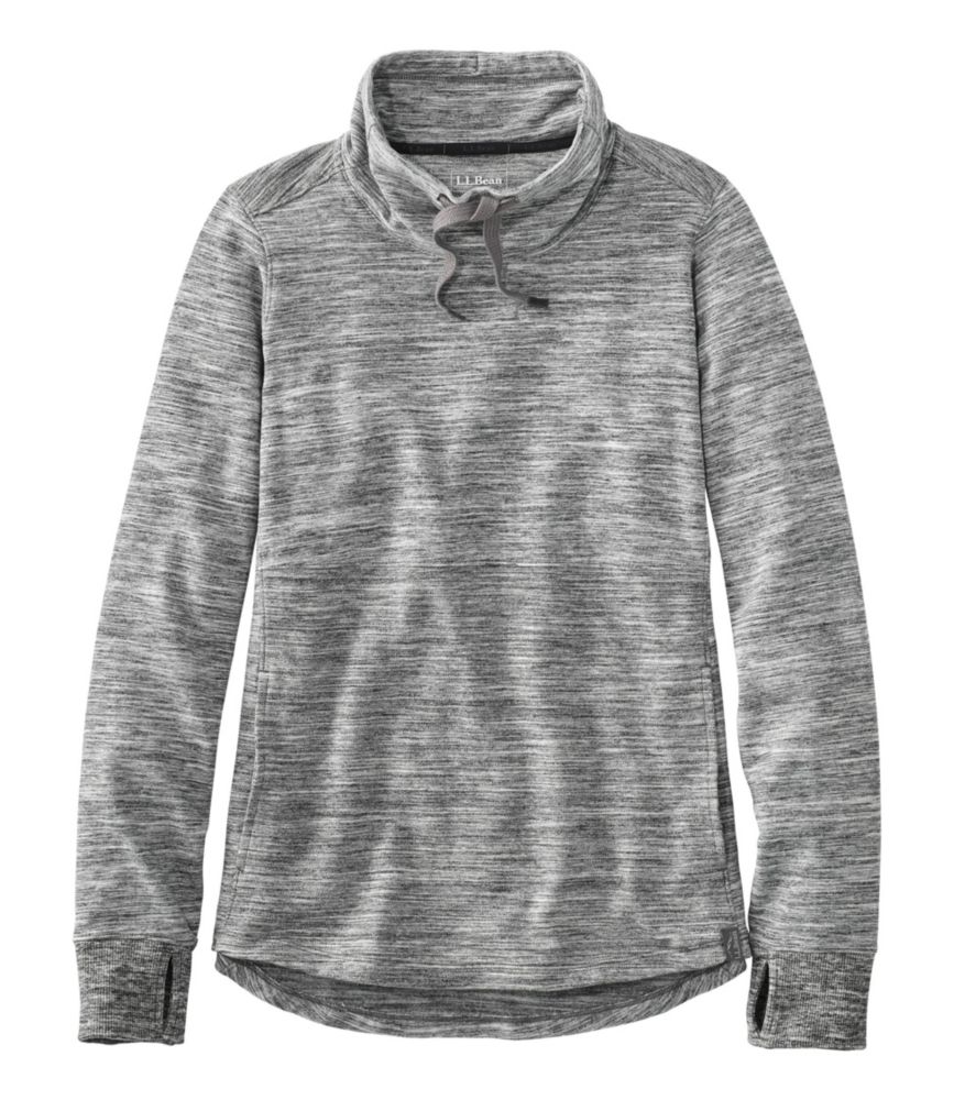 Women's L.L.Bean Cozy Mixed-Knit Pullover, Marled - leoleo123123