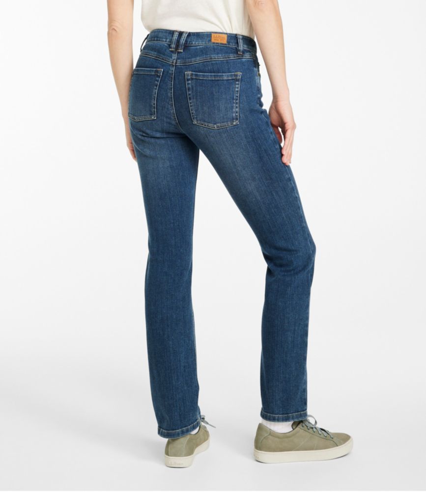 Women's BeanFlex® Jeans, Mid-Rise Straight-Leg - leoleo123123