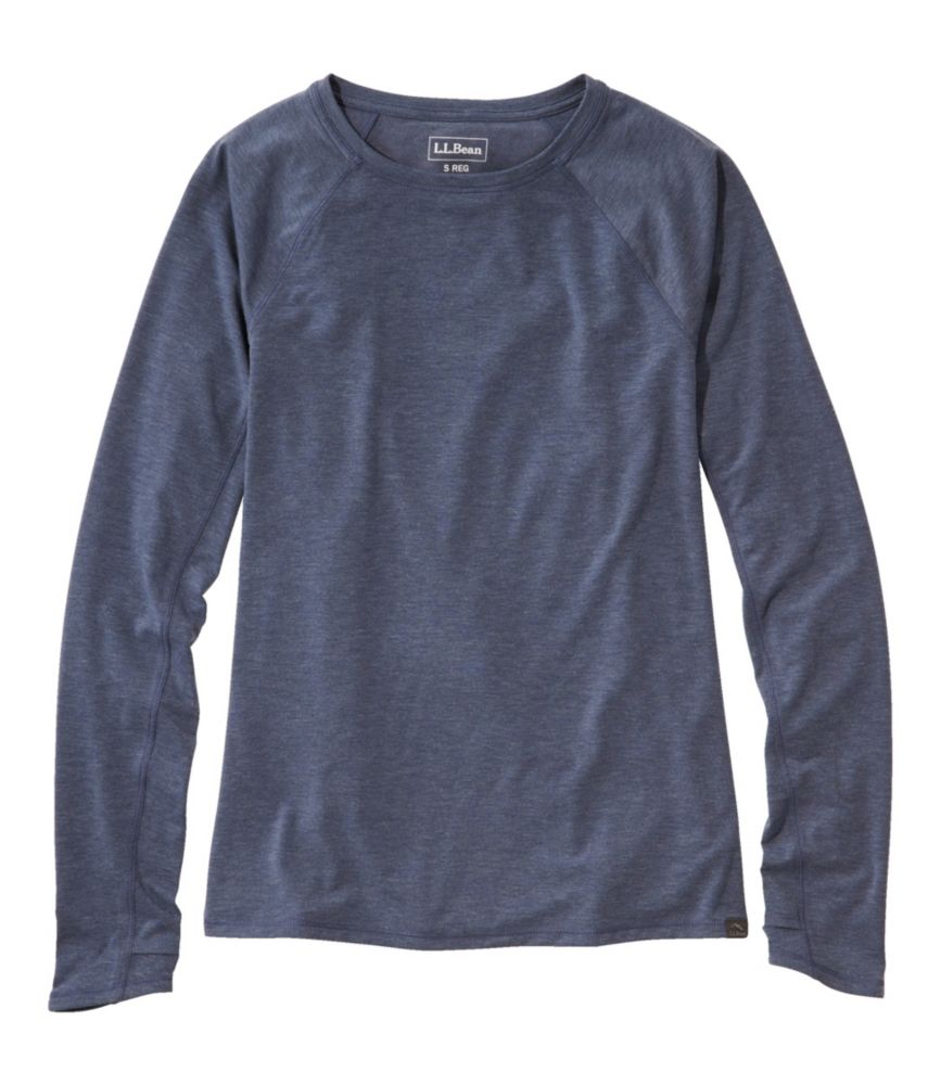 Women's Everyday SunSmart® Tee, Crewneck Long-Sleeve - leoleo123123